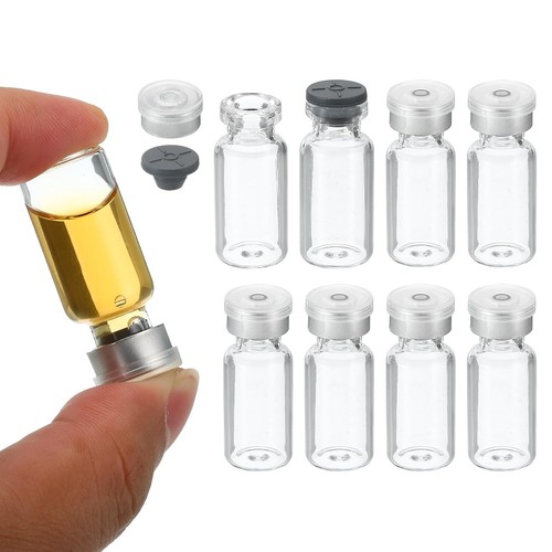 Durable 3ml clear glass - glass, vials
