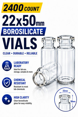 2400 10ml clear glass serum - 2400,