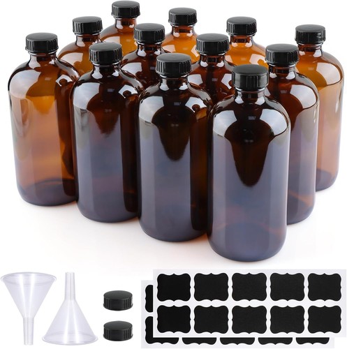 Pack amber glass - pack, oz