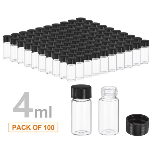 100 pack 4ml - 100, glass