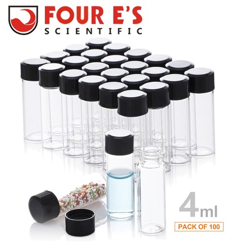 100pcs 4ml small bottle clear - 100pcs,